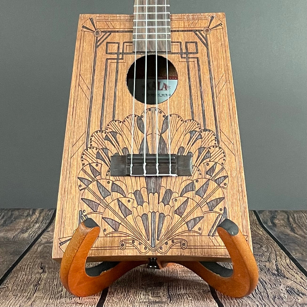 Kala Art Deco Cigar Box Concert Ukulele - Metronome Music Inc.