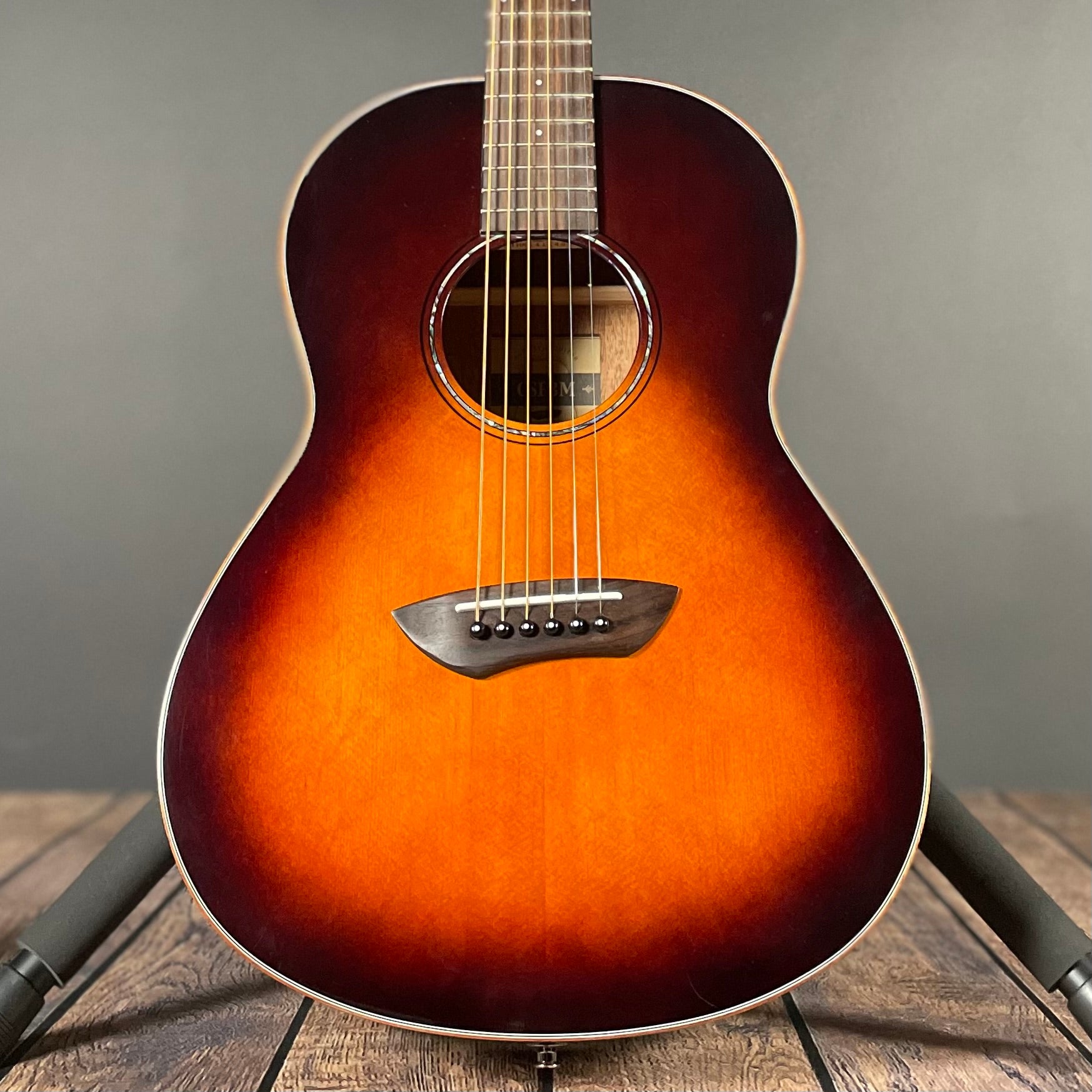 Yamaha CSF3M Parlor Guitar, Solid Wood - Tobacco Brown Sunburst