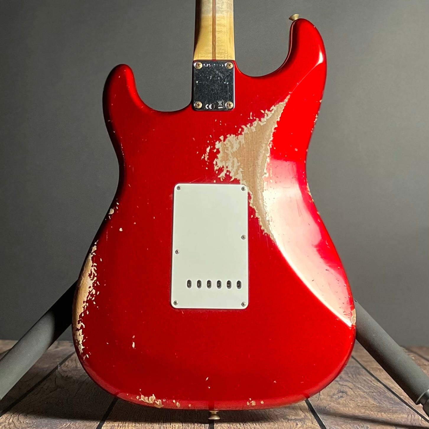 Fender Custom Shop 1958 Stratocaster, Heavy Relic-Faded Aged Candy Apple Red (7lbs 4oz)