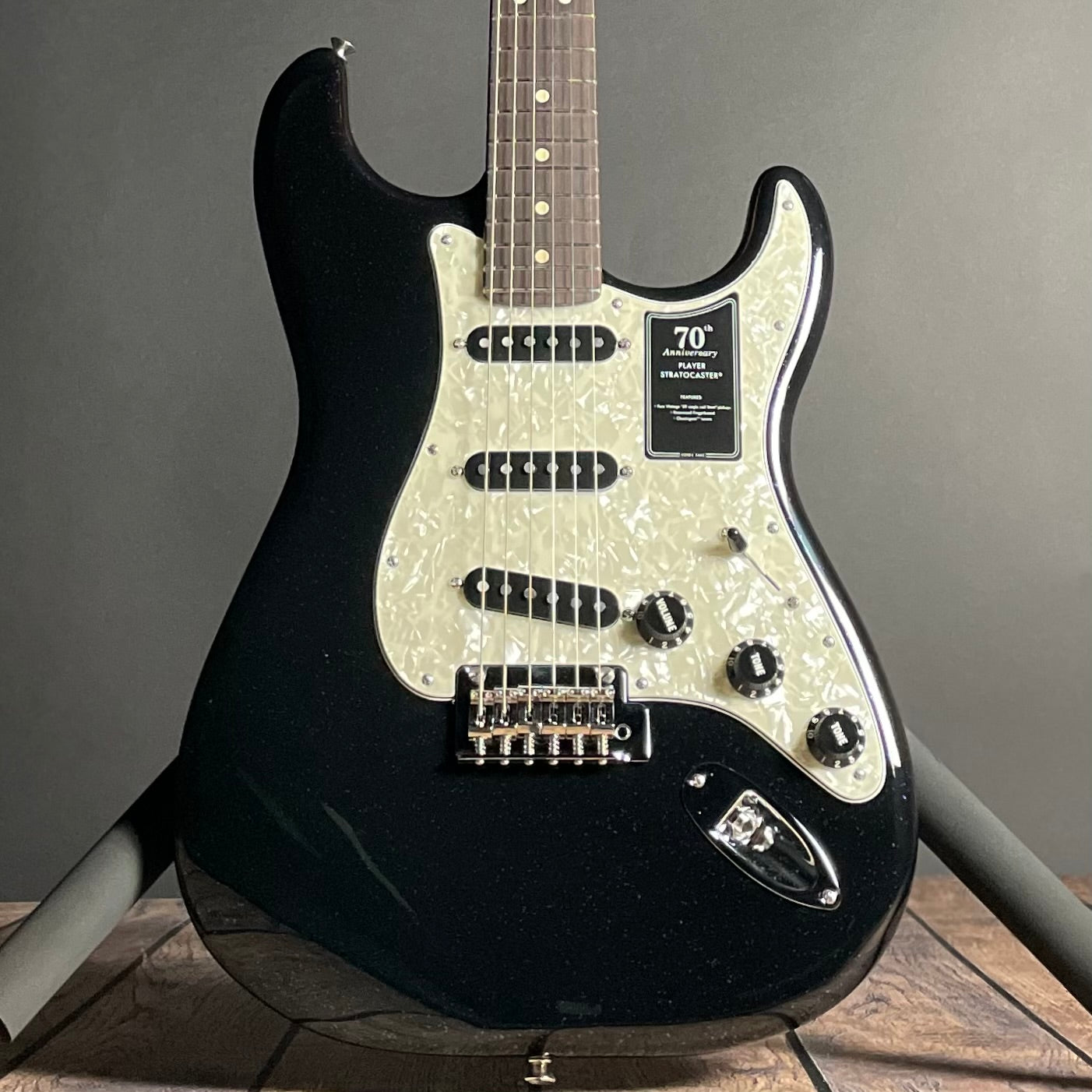 Fender 70th Anniversary Player Stratocaster, Rosewood- Nebula Noir (7lbs 6oz)