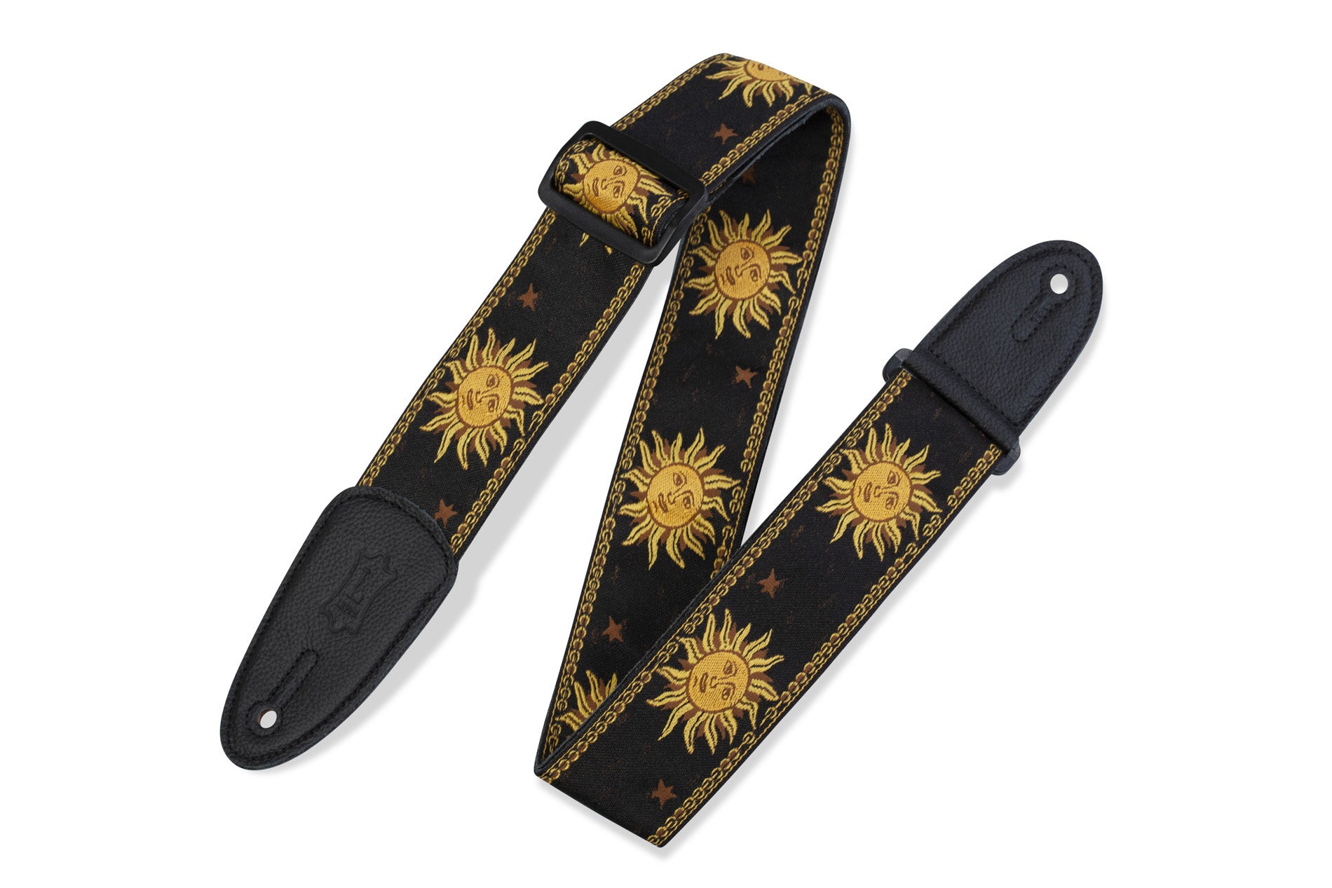 Levy's MPJG-SUN-BLK guitar strap