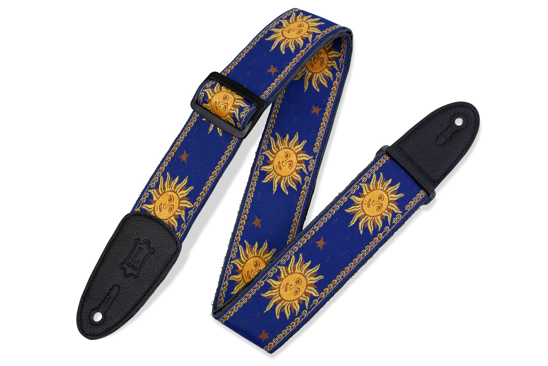 Levy's MPJG-SUN-BLU guitar strap