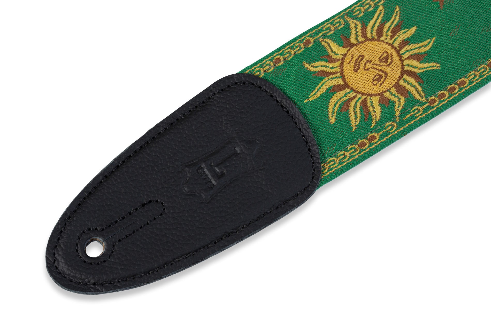 Levy's MPJG-SUN-GRN guitar strap