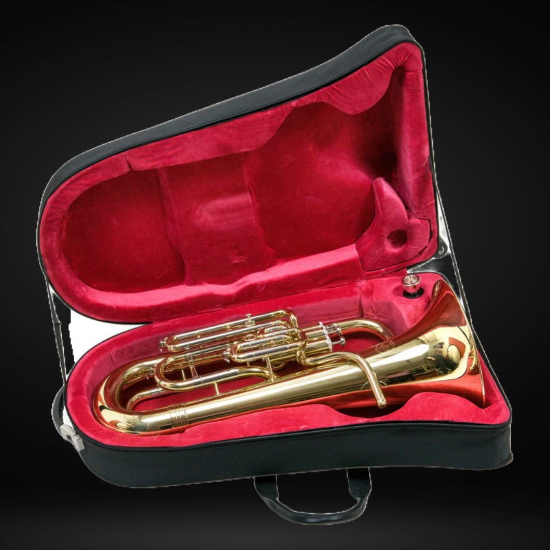 John Packer JP174IL In-Line 4-Valve Euphonium w/Case, Gold Lacquer - Metronome Music Inc.