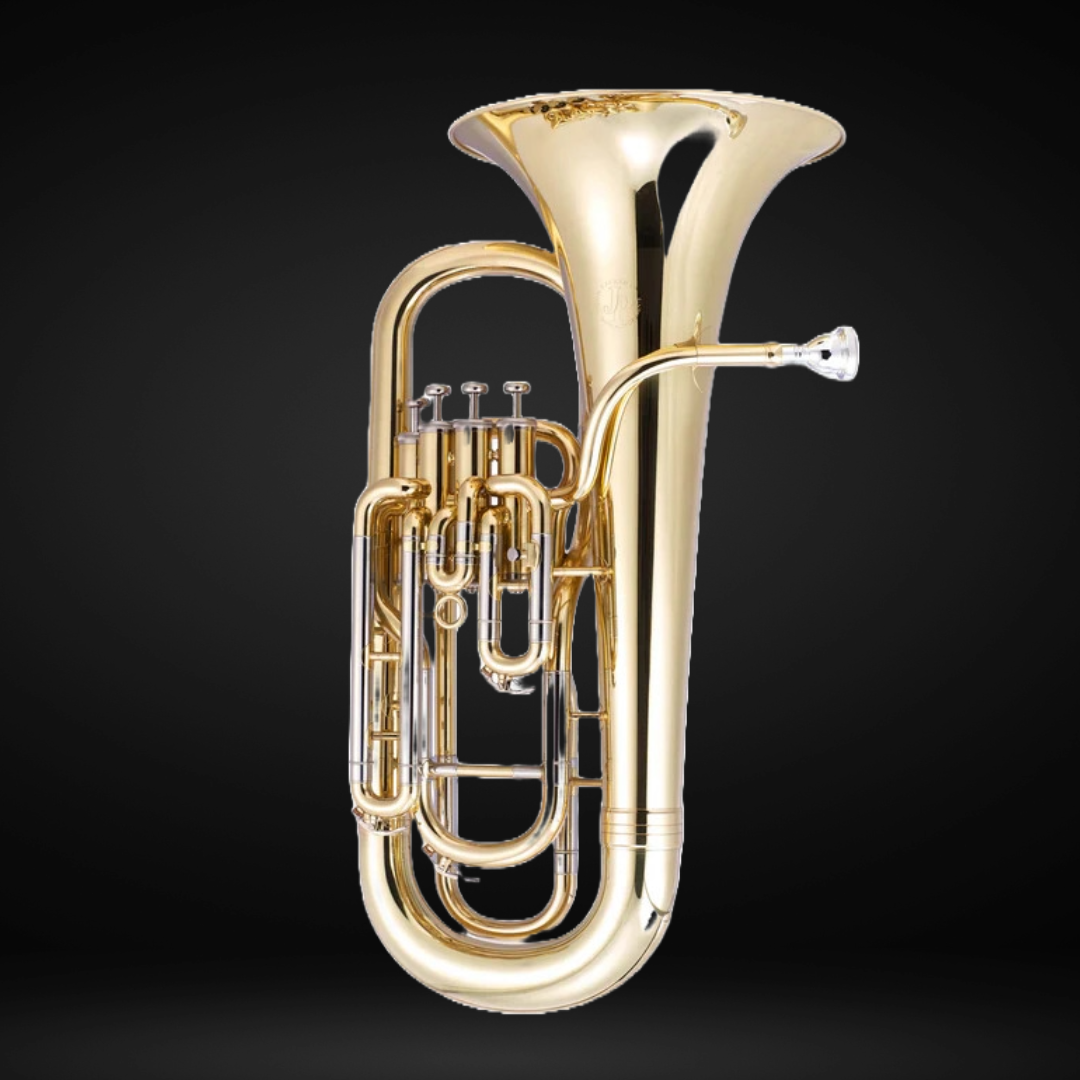 John Packer JP174IL In-Line 4-Valve Euphonium w/Case, Gold Lacquer - Metronome Music Inc.