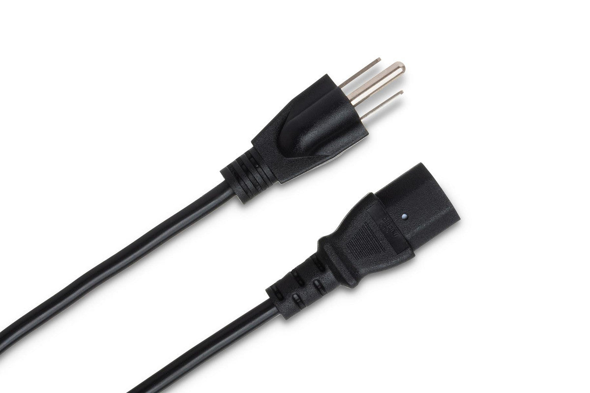 HOSA PWC-148 Power Cord, 18 AWG, IEC C13 To NEMA 5-15P