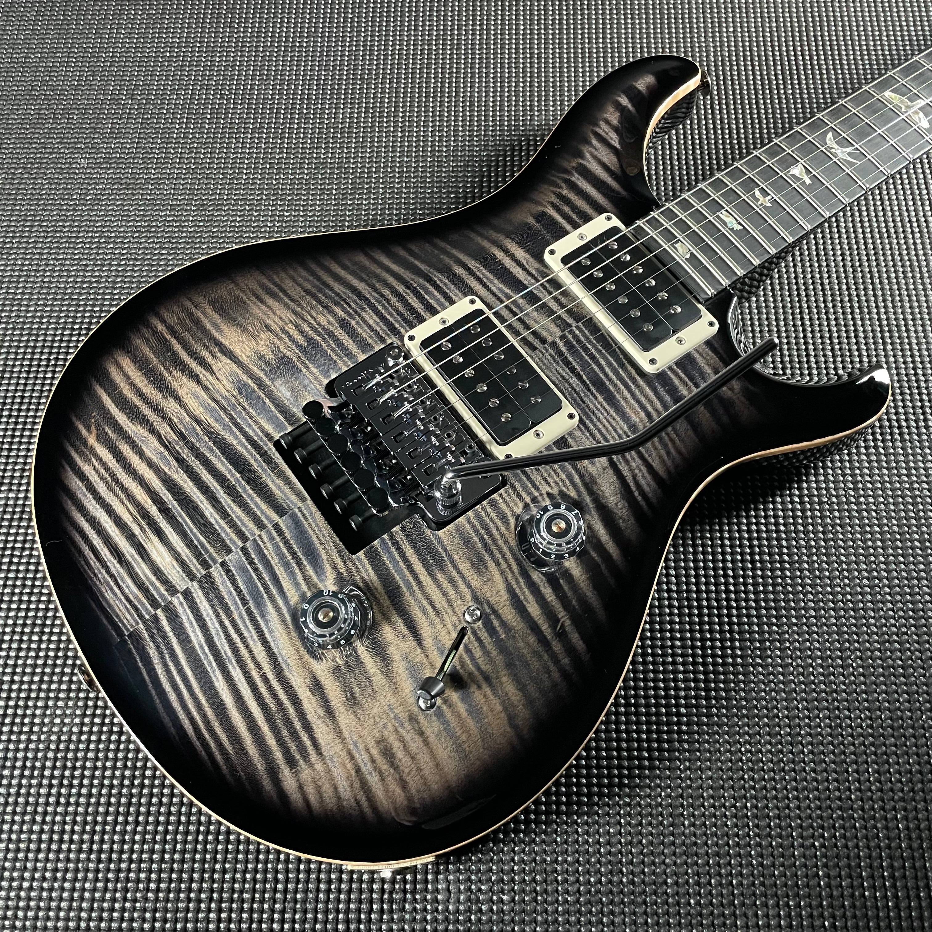 Paul Reed Smith, PRS Core Custom 24 Floyd, 10-Top- Charcoal Burst (0374458) - Metronome Music Inc.