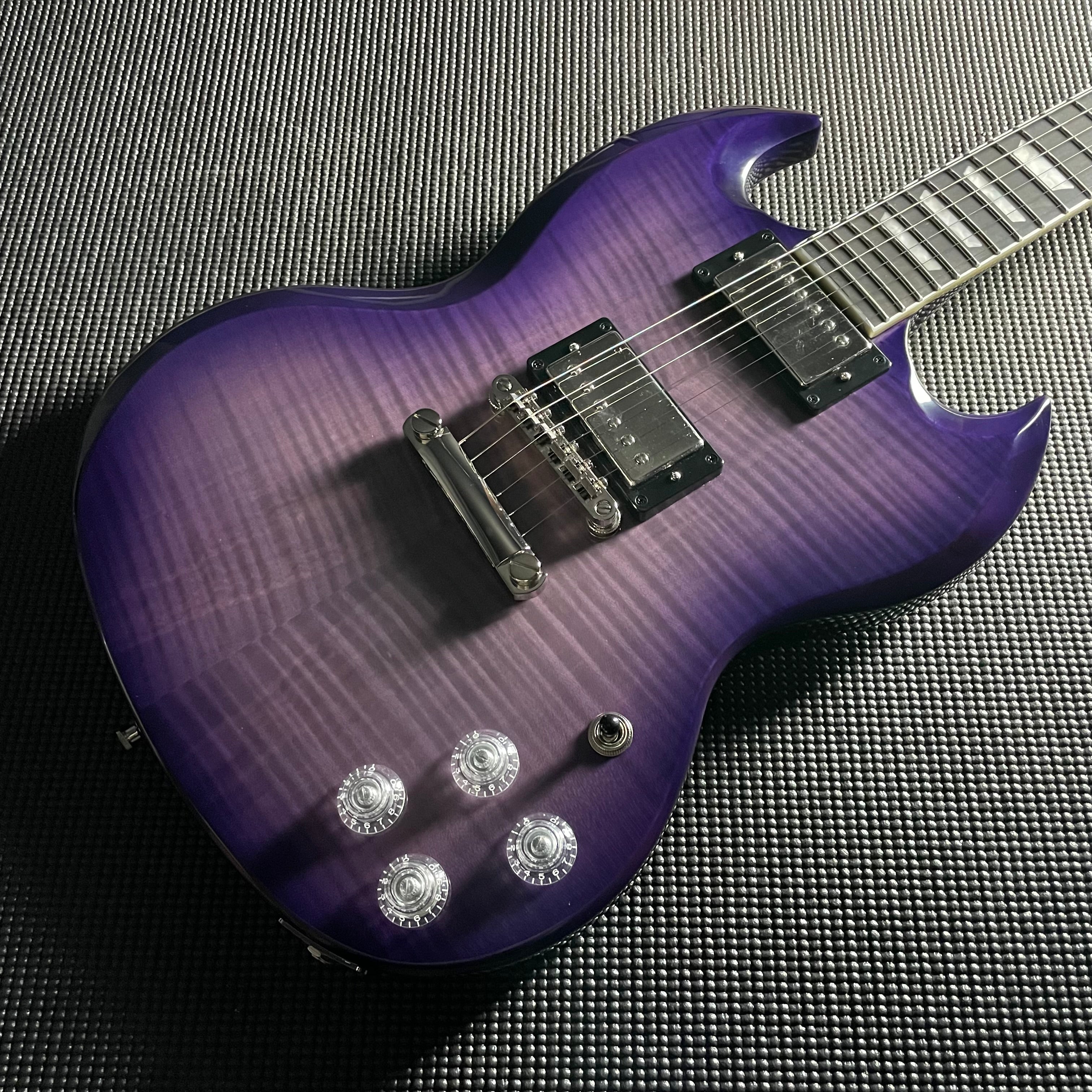 Epiphone SG Modern Figured- Purple Burst (7lbs 10oz) - Metronome Music Inc.