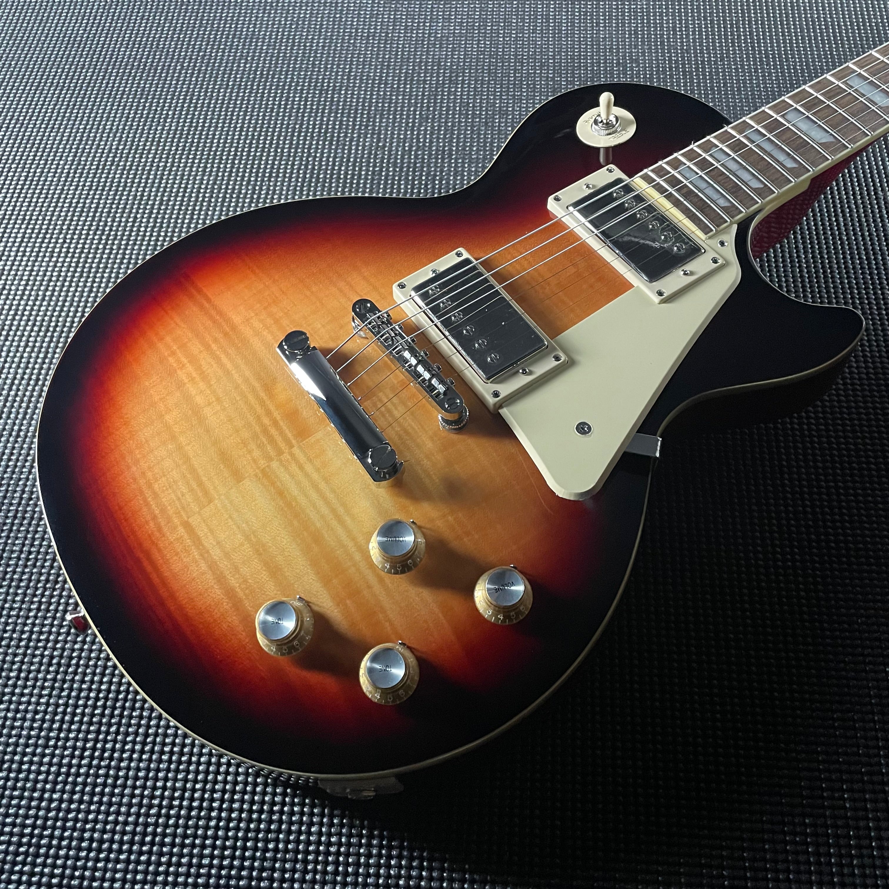 Epiphone Les Paul Standard 60s, Figured- Bourbon Burst (9lbs 1oz) - Metronome Music Inc.