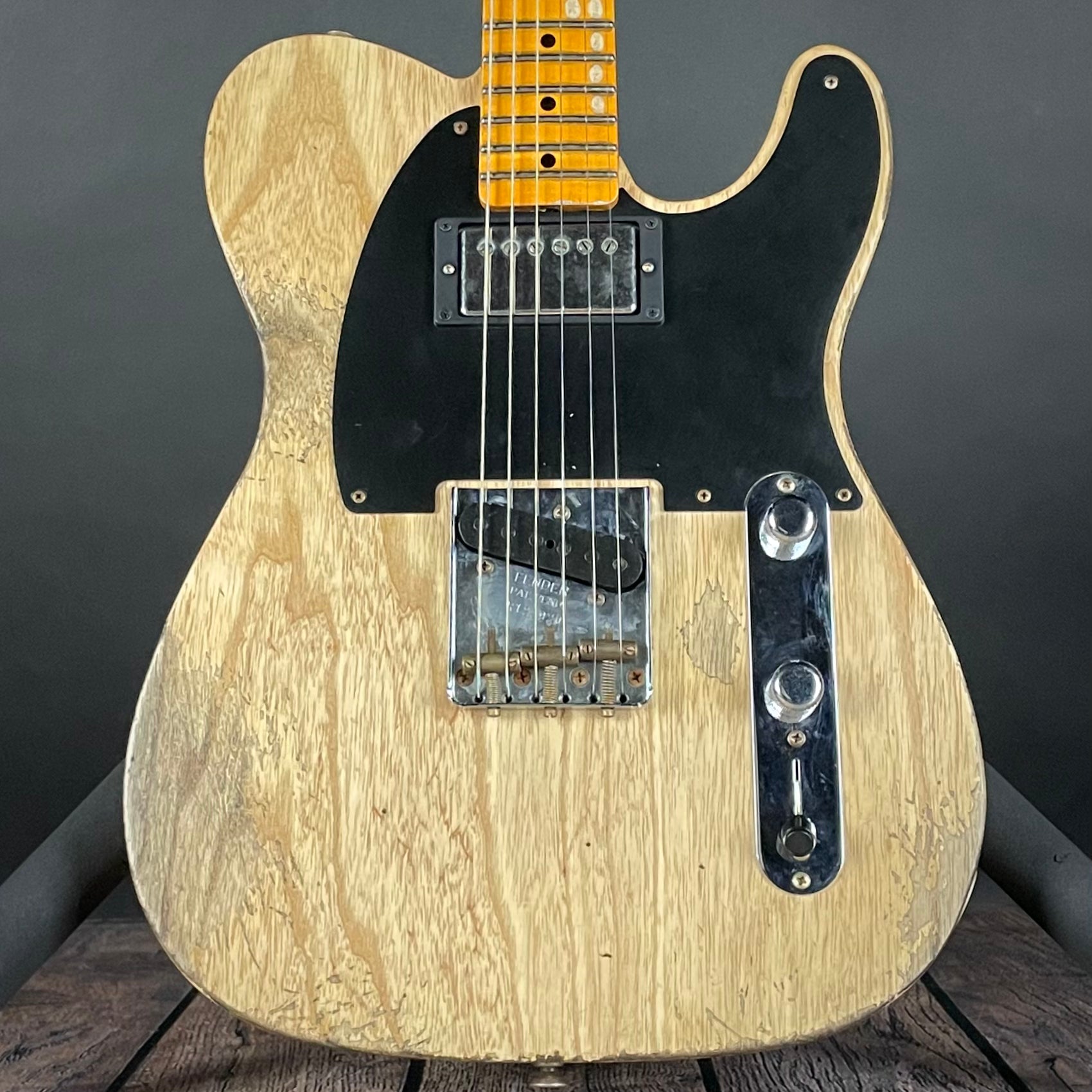 Fender Custom Shop LTD 1953 Telecaster HS, Heavy Relic- Aged Natural (7lbs 3oz) - Metronome Music Inc.