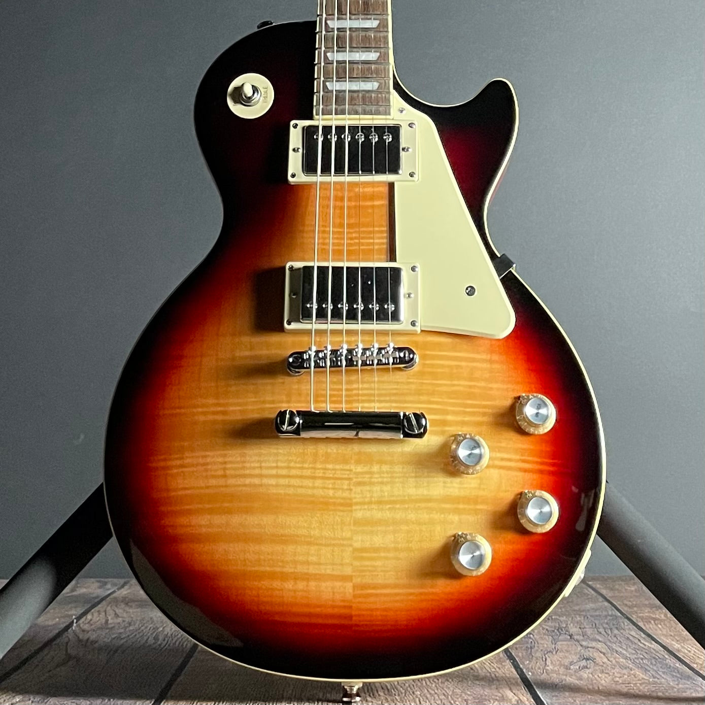 Epiphone Les Paul Standard 60s, Figured- Bourbon Burst (9lbs 1oz) - Metronome Music Inc.