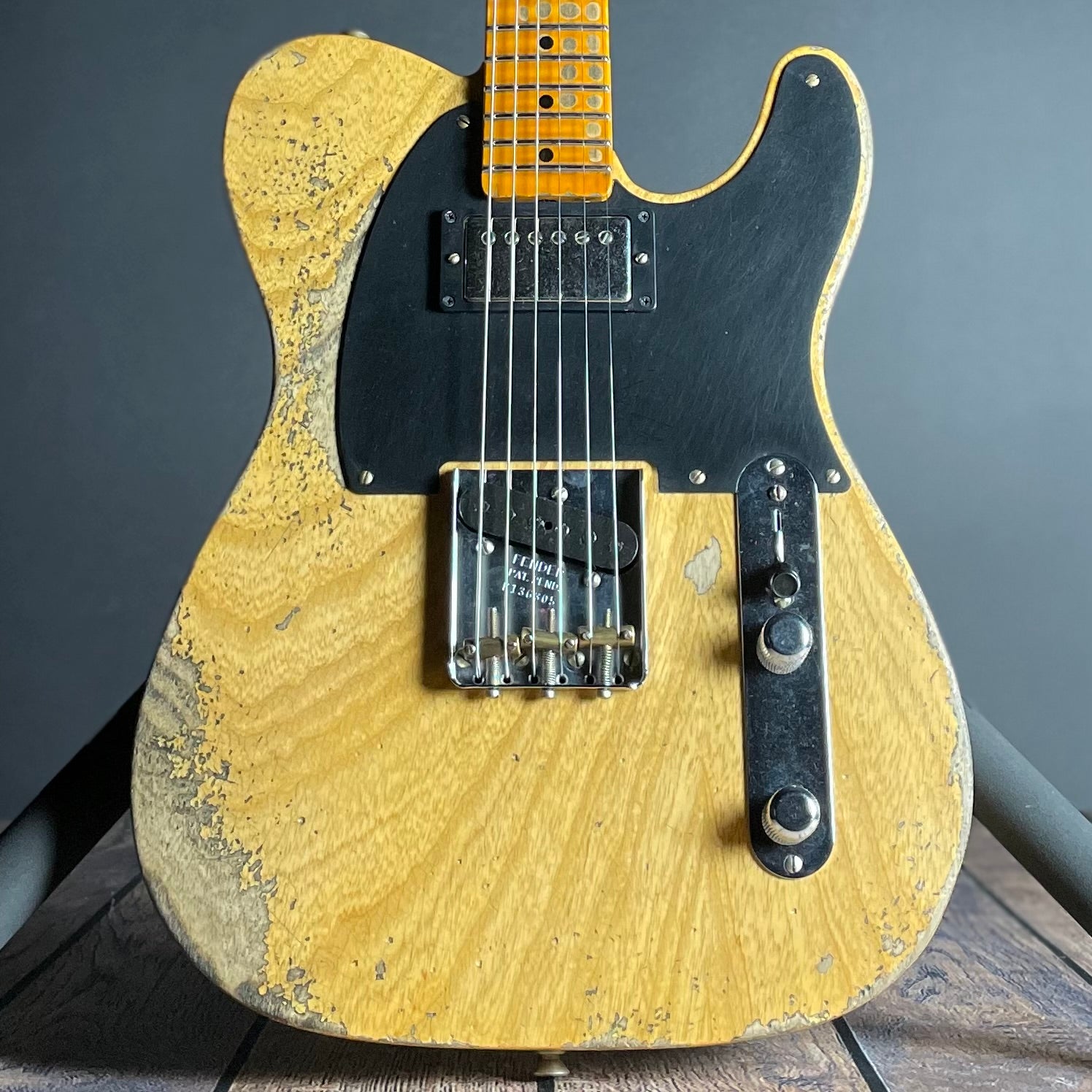 Fender Custom Shop LTD 1951 HS Telecaster, Super Heavy Relic- Aged Natural (7lbs 6oz) - Metronome Music Inc.