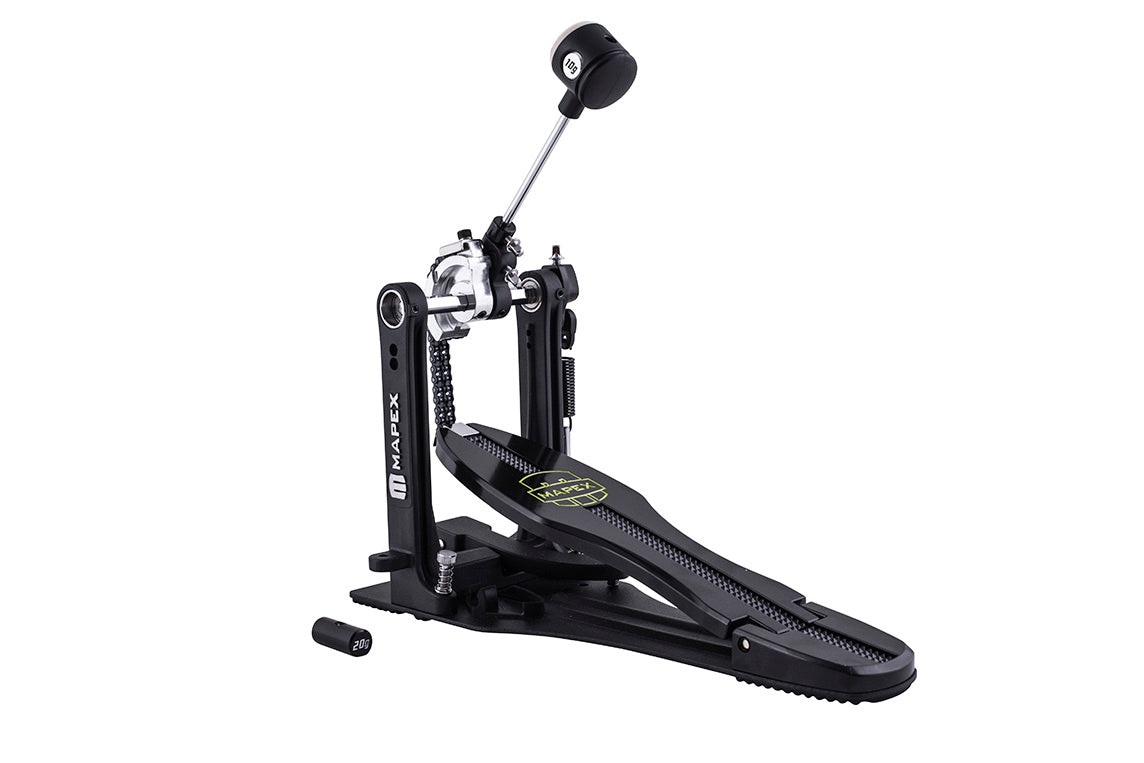 Mapex Armory Response Drive Single Pedal Double Chain w/Falcon Beater and Weights - Metronome Music Inc.