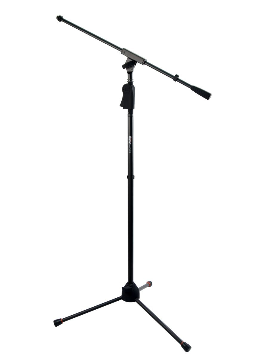 Gator Frameworks Deluxe Tripod Mic Stand with Single Section Boom - Metronome Music Inc.