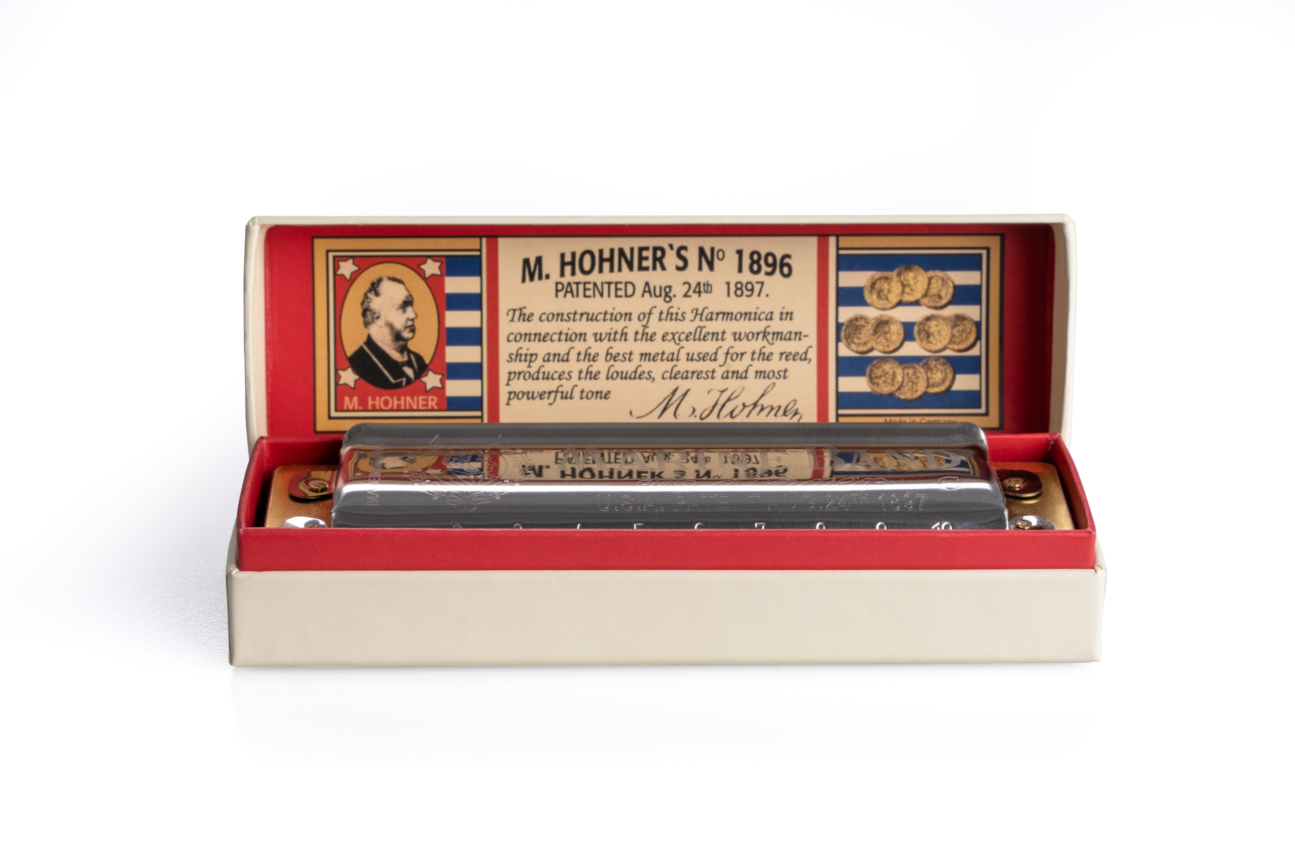 Hohner Marine Band, 125th Anniversary Edition- Key of C - Metronome Music Inc.