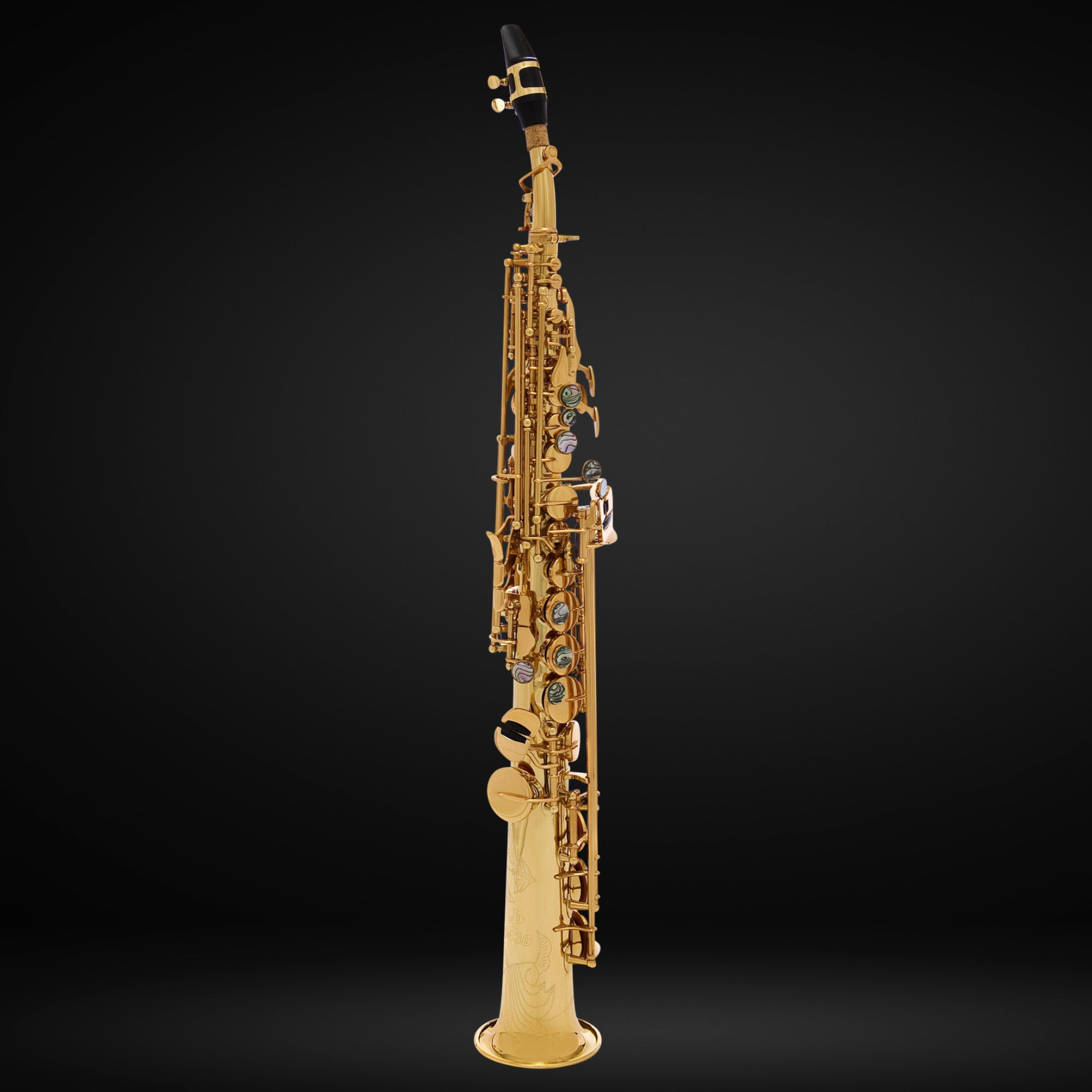 John Packer JP043G Bb Soprano Saxophone, Gold - Metronome Music Inc.