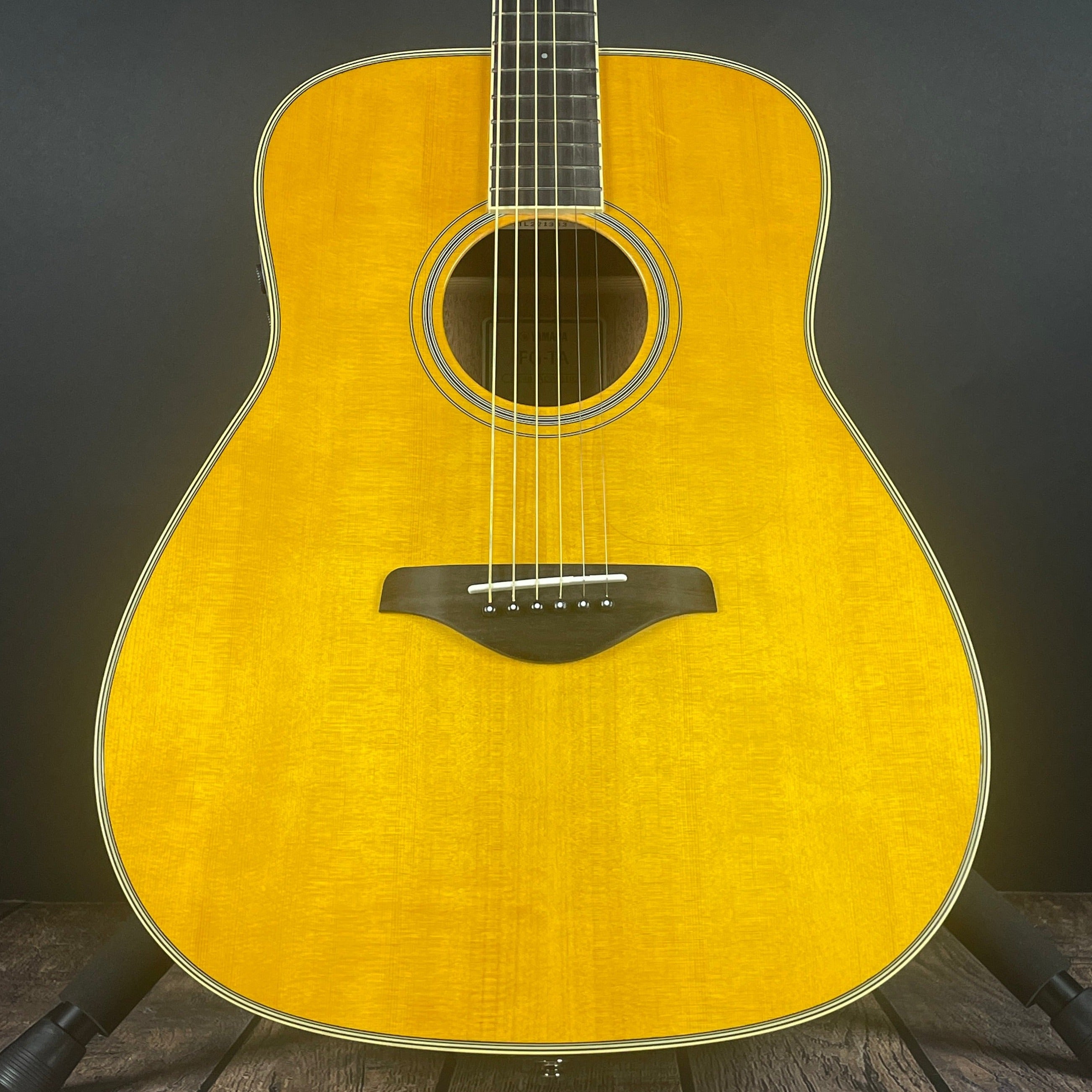 Yamaha FG-TA TransAcoustic Dreadnought- Vintage Tint - Metronome Music Inc.