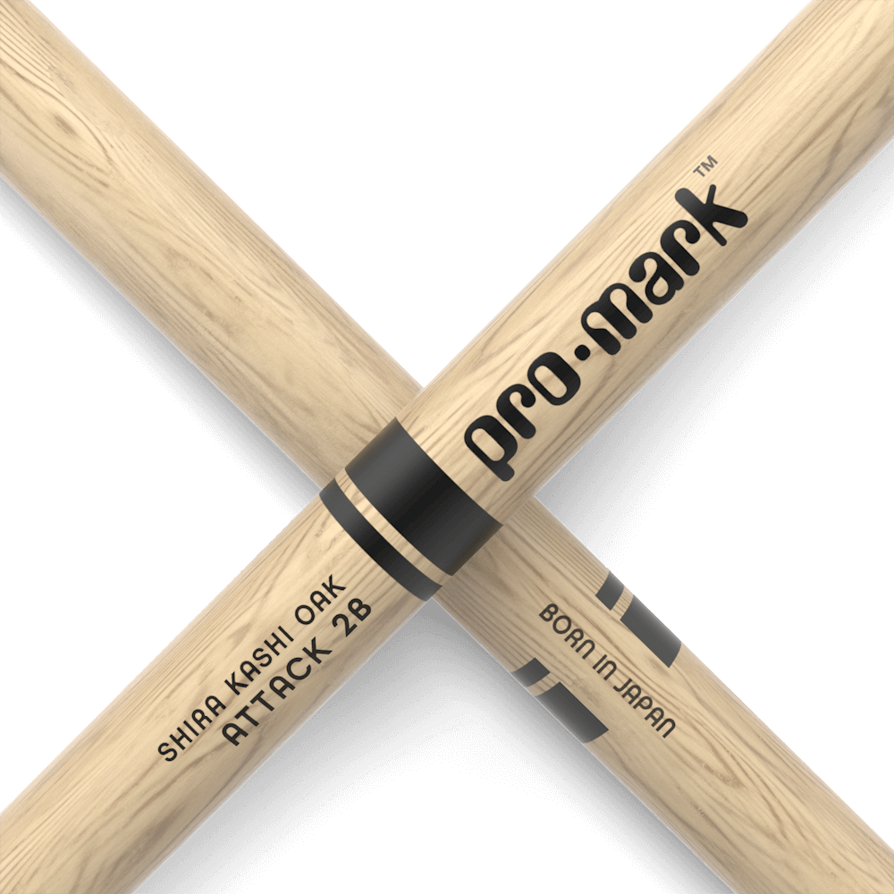 ProMark Classic Attack 2B, Shira Kashi Oak, Nylon Tip - Metronome Music Inc.